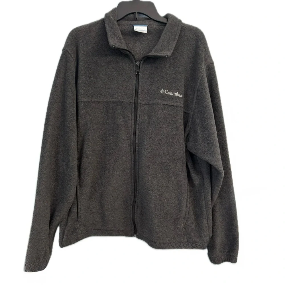 Columbia Steens Mountain Fleece Jacket Full Zip Size XL Chest 50” Length 28”
